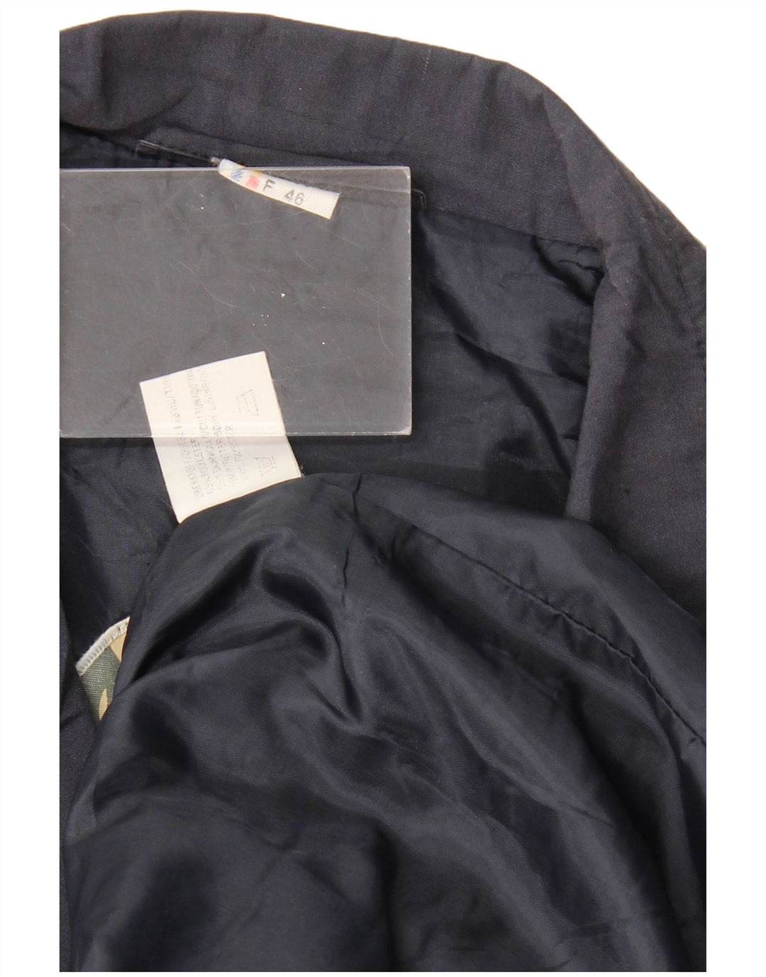 Jachetă pentru femei VINTAGE EU 46 XL Bleumarin Poliester