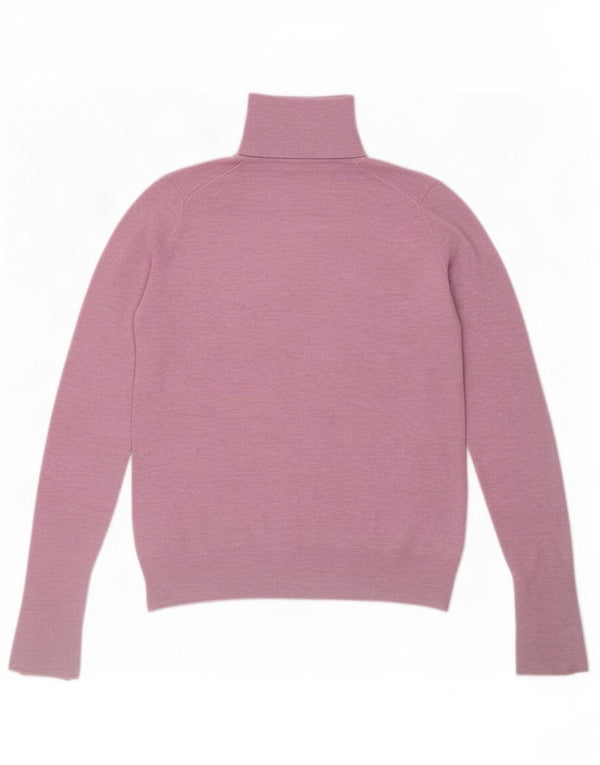 Pulover pentru femei cu gât rulat Zara UK 10 mic roz