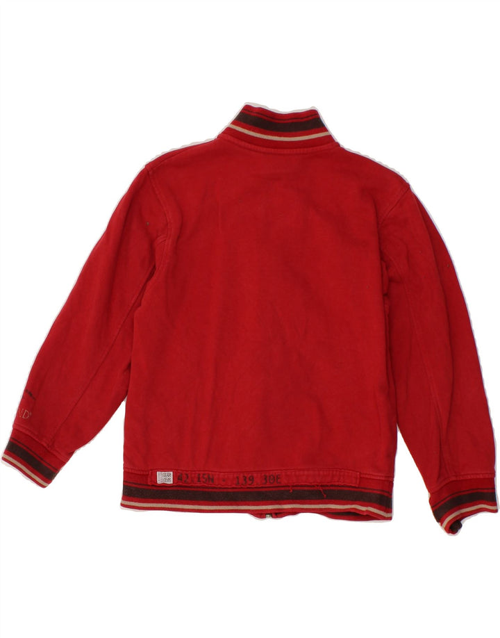 TIMBERLAND Girls Tracksuit Top Jacket 7-8 Years Red Cotton Vintage Timberland and Second-Hand Timberland from Messina Hembry 