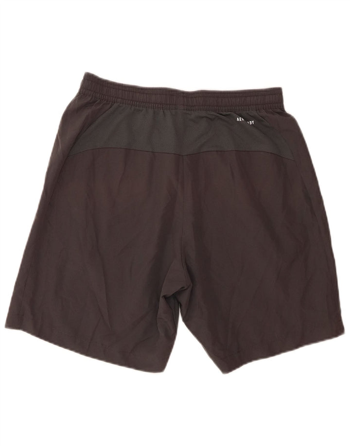 Pantaloni scurți sport Aeroready Adidas pentru bărbați, poliester mici, gri