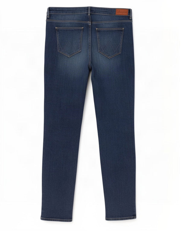 Blugi slim pentru femei Wrangler W33 L32 bumbac albastru