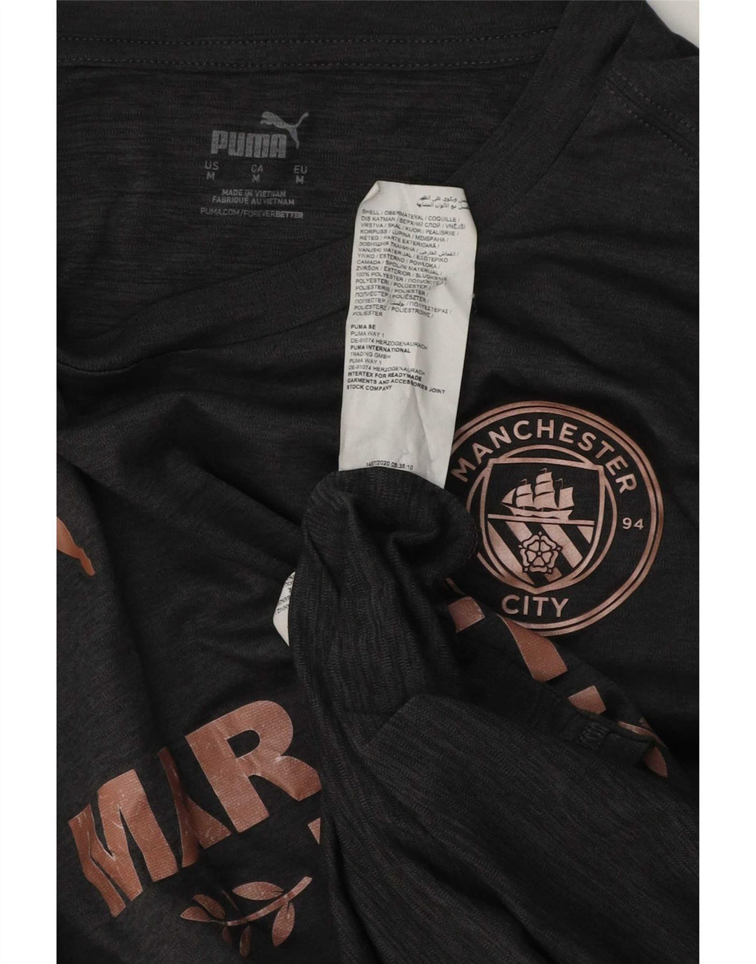 Tricou grafic pentru bărbați Puma Top Medium Gri Poliester