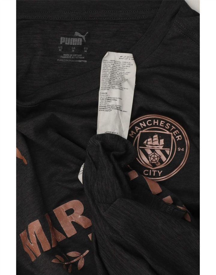Tricou grafic pentru bărbați Puma Top Medium Gri Poliester