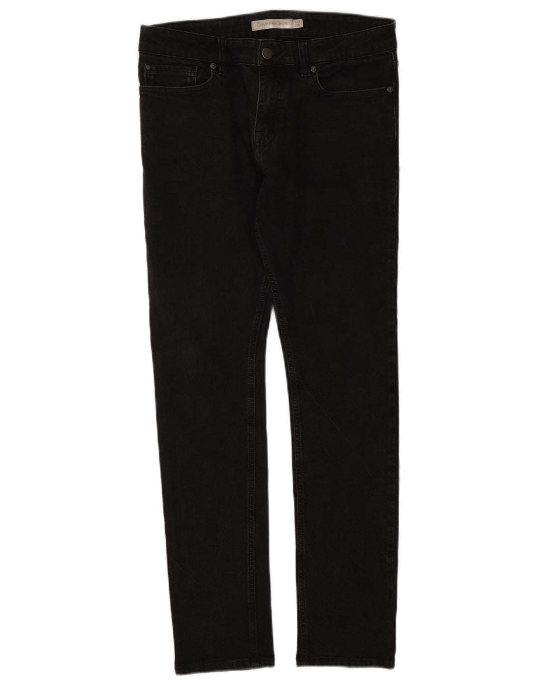 Blugi slim pentru bărbați Calvin Klein W32 L32 bumbac negru