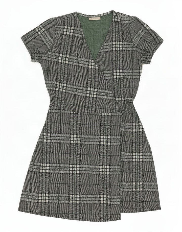 Rochie pentru femei Zara Marea Britanie 14 Poliester carouri verde