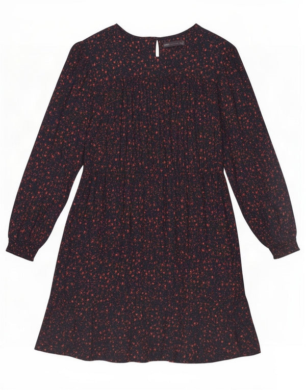 Rochie A-Line pentru femei Marks & Spencer UK 14 Medium Bleumarin Floral