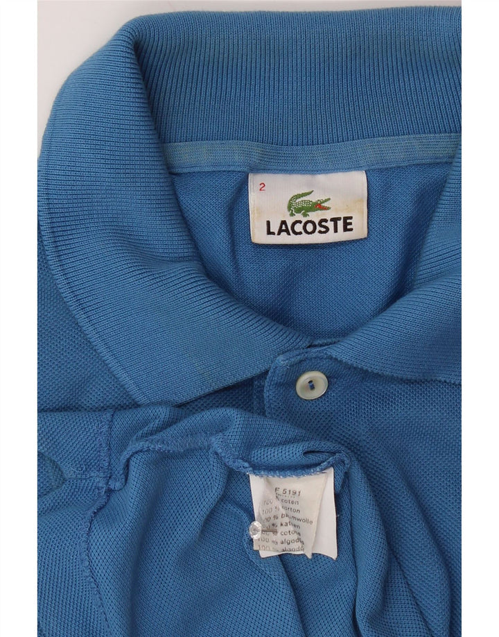 Tricou polo pentru bărbați LACOSTE Mărimea 2 XS Bumbac albastru