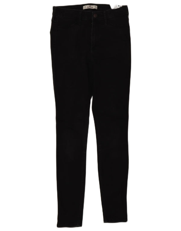 Blugi skinny pentru femei Hollister US 3 XS W26 L29 bumbac negru