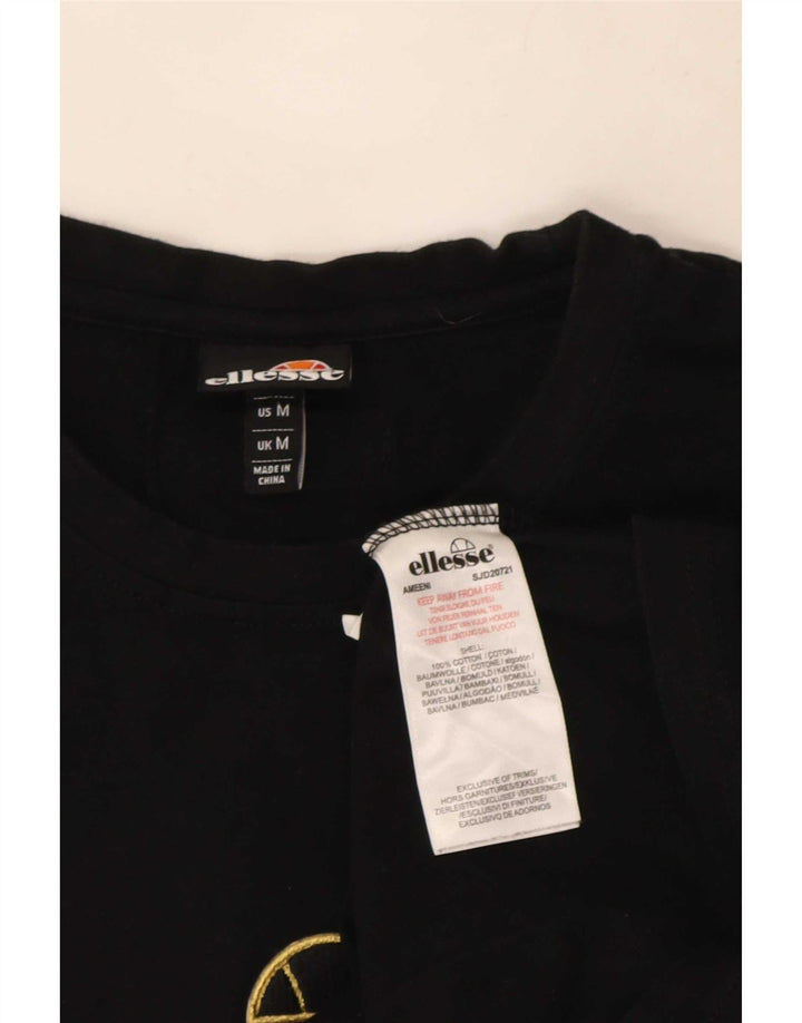 Tricou grafic pentru bărbați Ellesse Top Mediu Negru Colorblock