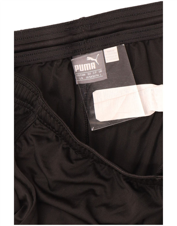 Pantaloni scurți sport PUMA pentru bărbați, mari, negru, poliester