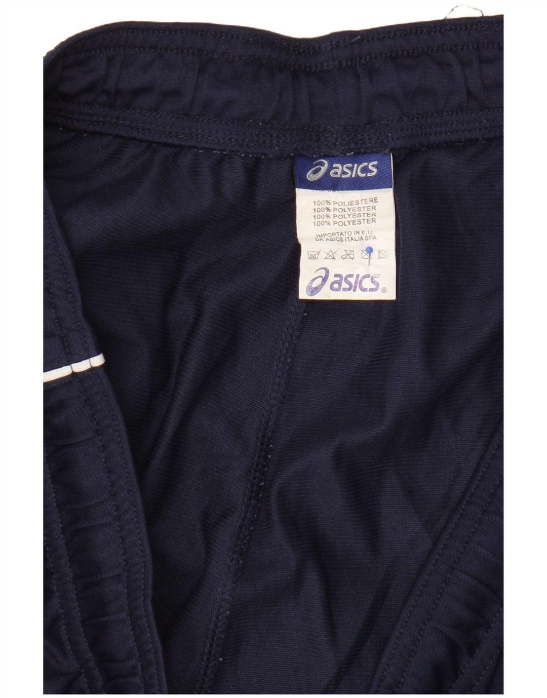 Pantaloni scurti sport Asics baieti 15-16 ani 2XL bleumarin poliester