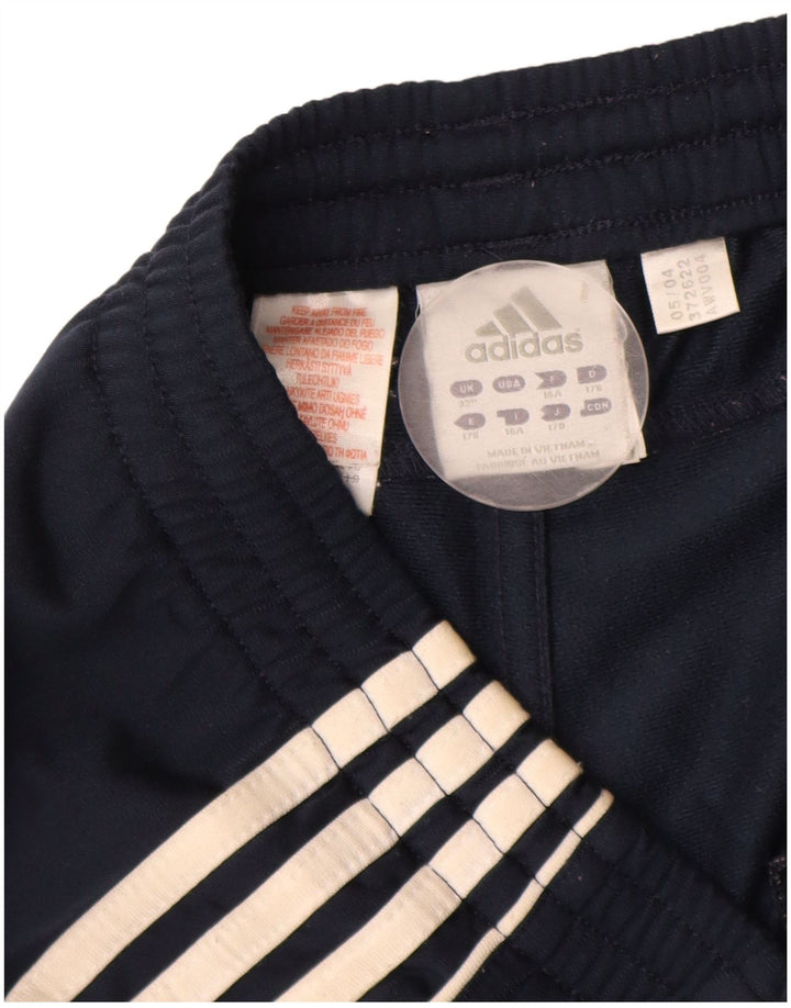 Pantaloni de trening Adidas pentru bărbați, poliester mediu albastru bleumarin