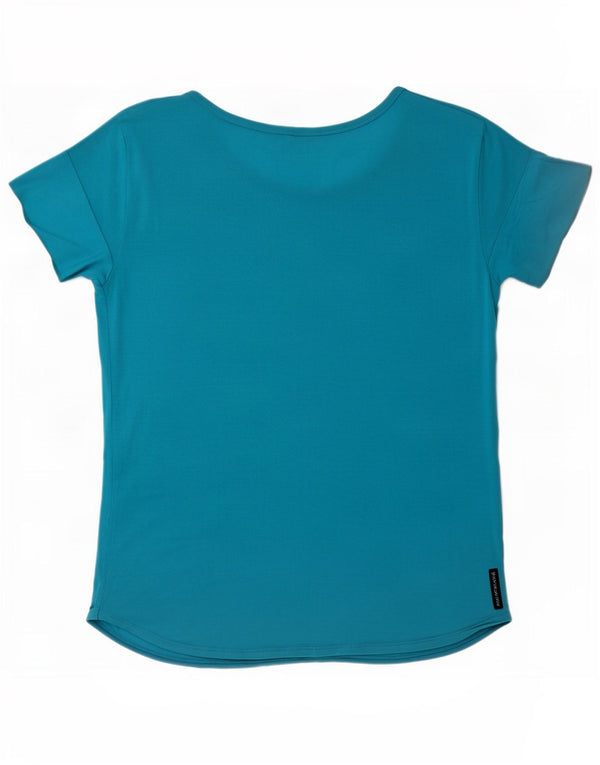 Armani Jeans Tricou pentru femei Top UK 12 Medium Blue