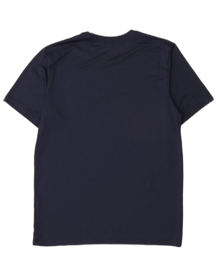 Tricou pentru bărbați Nike Dri Fit Top Mediu Bleumarin Poliester