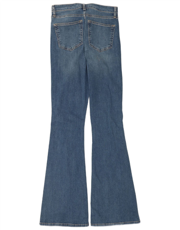 Blugi evazați Jamie Topshop pentru femei W28 L34 Bumbac albastru