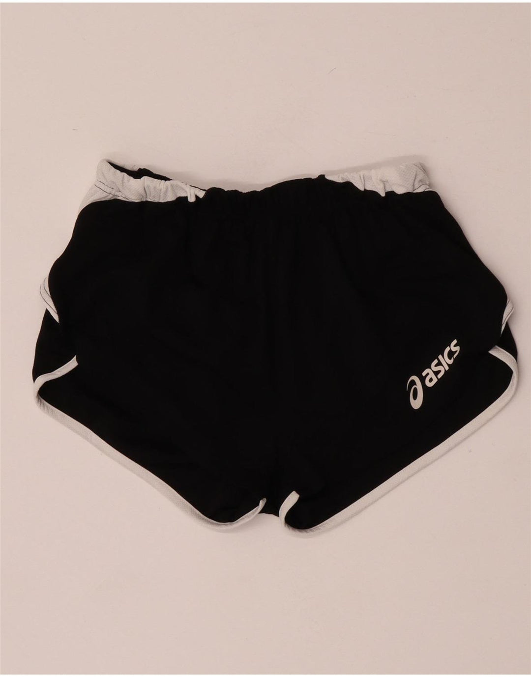 Pantaloni scurti sport Asics pentru femei UK 10 Small Black Colorblock