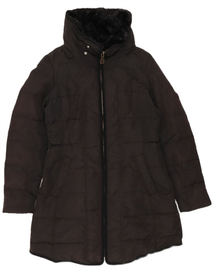 Palton căptușit pentru femei Zara UK 14 Medium Black