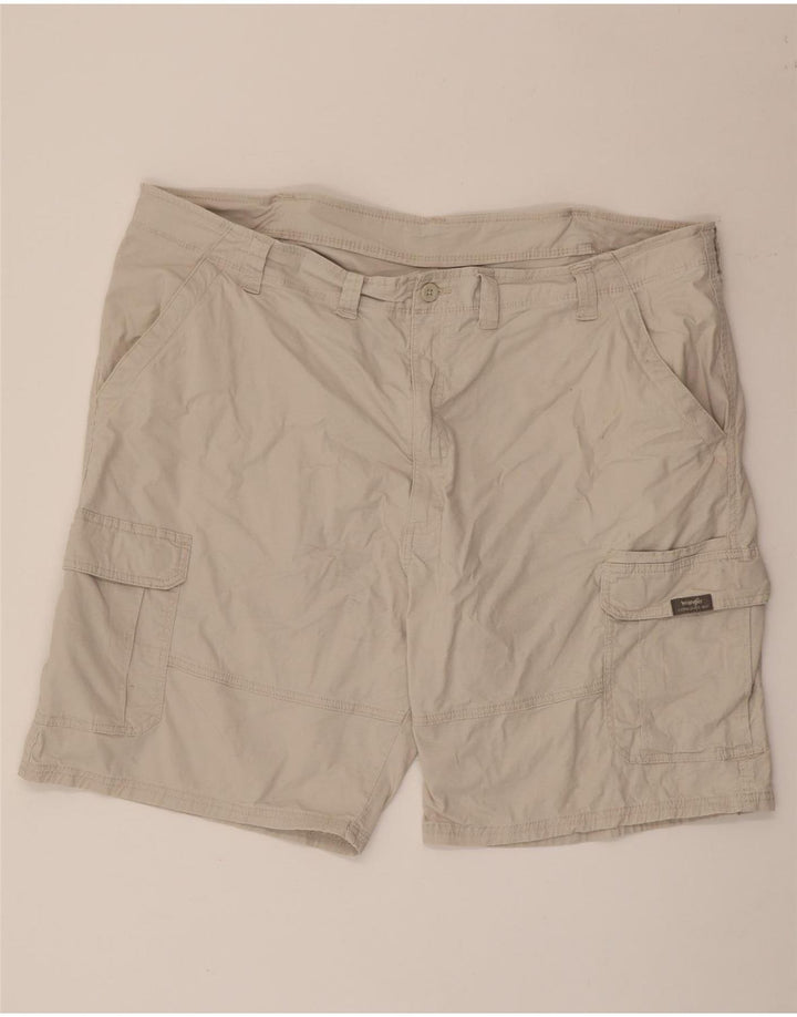 Pantaloni scurți cargo pentru bărbați WRANGLER W44 2XL bumbac bej