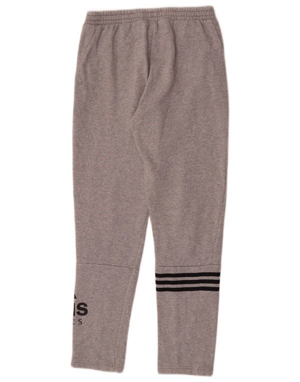 Pantaloni de trening Adidas pentru băieți, 13-14 ani, gri bumbac