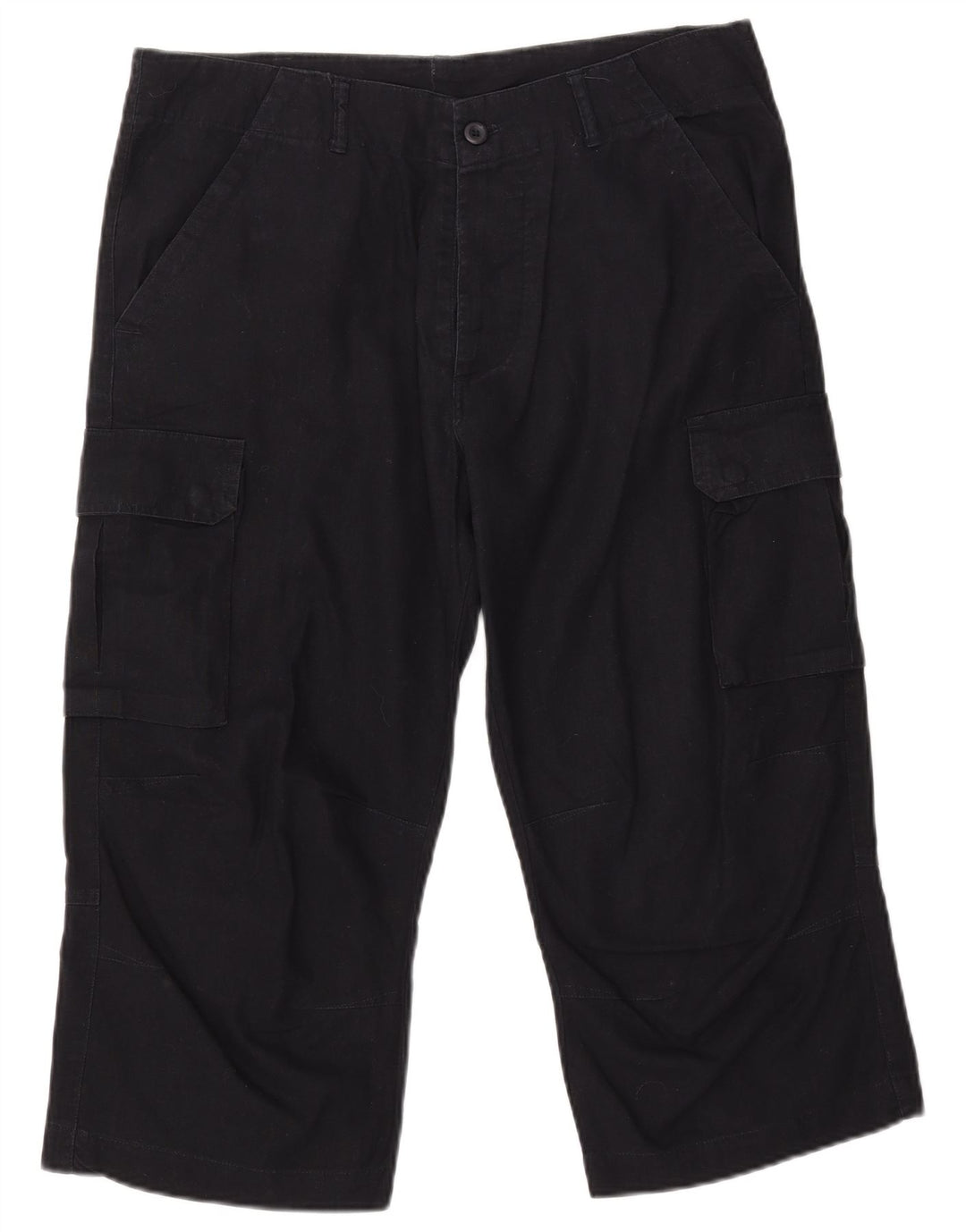 Pantaloni capri drepti pentru bărbați VINTAGE L34 L21 bleumarin