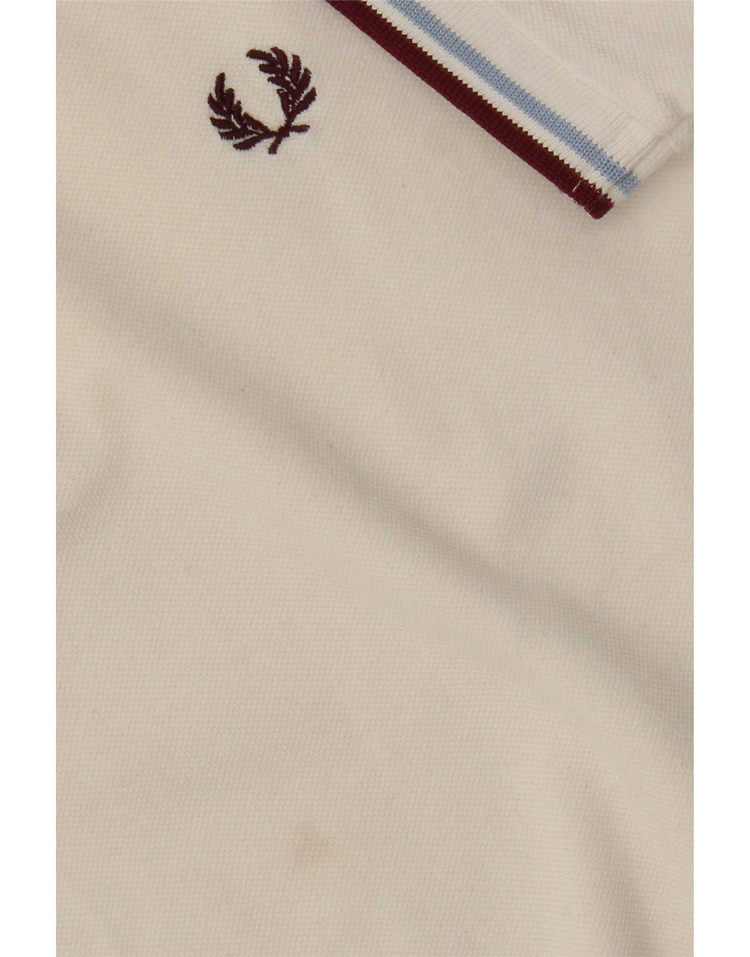 Cămașă polo Fred Perry pentru bărbați, mare, alb, bumbac