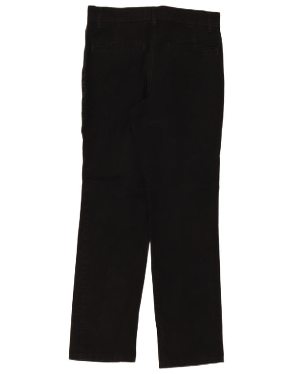 Pantaloni casual drepti pentru femei Marks & Spencer UK 10 Small W30 L29 Negru