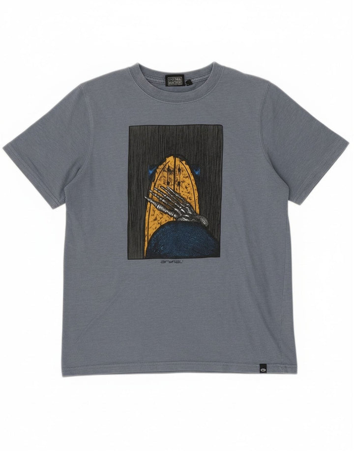 Animal Băieți Tricou Grafic Top 11-12 Ani Bumbac Albastru