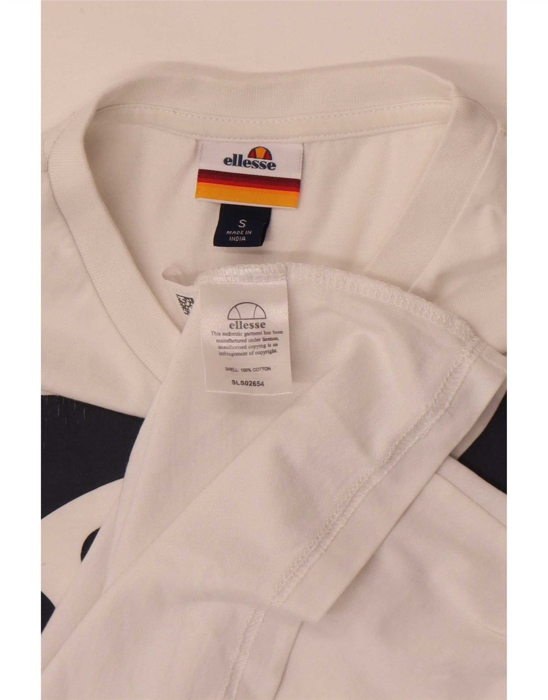 Tricou grafic pentru bărbați Ellesse Top mic, alb, bumbac