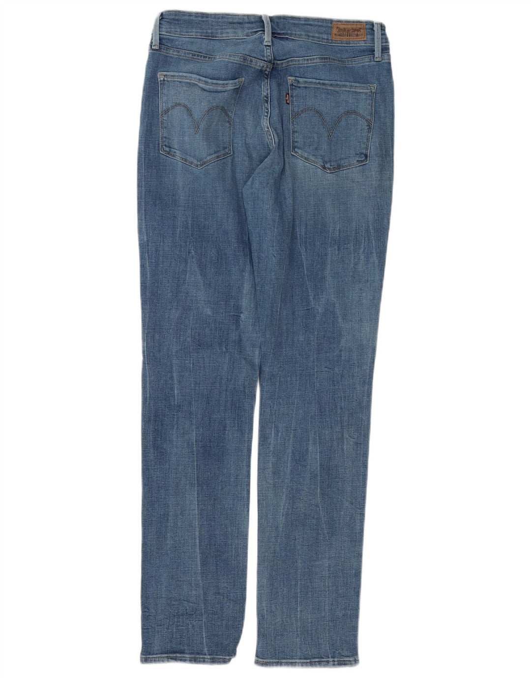 Blugi skinny distressed pentru femei Levi's US 8 Medium W29 L32 Bumbac albastru