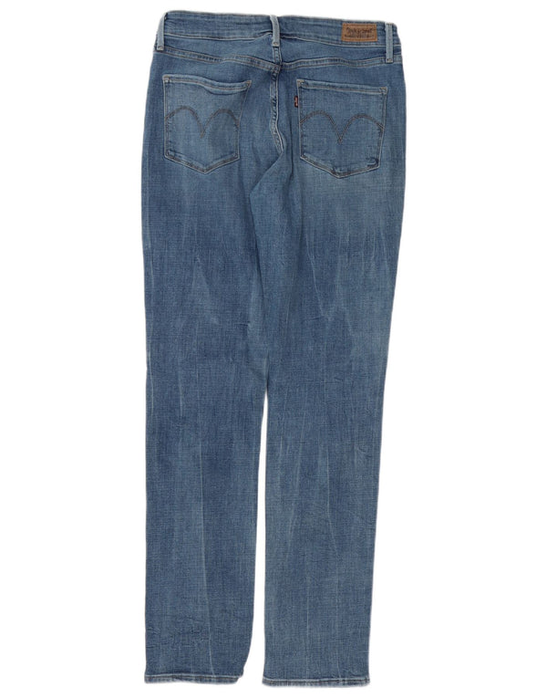 Blugi skinny distressed pentru femei Levi's US 8 Medium W29 L32 Bumbac albastru