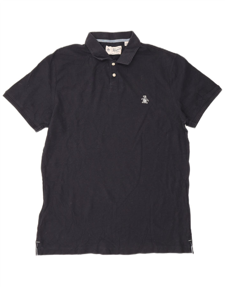 Cămașă polo pentru bărbați Penguin XL Bumbac bleumarin