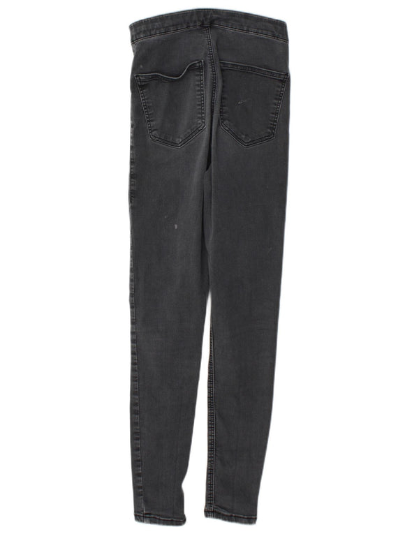 Topshop blugi skinny pentru femei W28 L28 bumbac gri