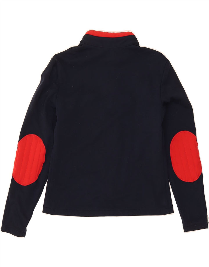 VINTAGE Womens Tracksuit Top Jacket UK 12 Medium Navy Blue Vintage Vintage and Second-Hand Vintage from Messina Hembry 