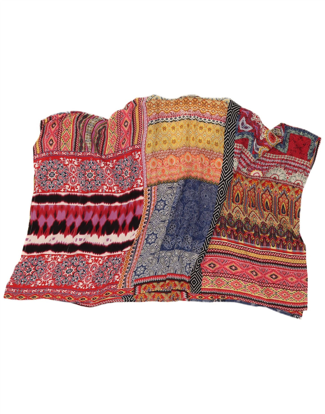 DESIGUAL Bluză supradimensionată pentru femei UK 14 Medium Multicolor Paisley