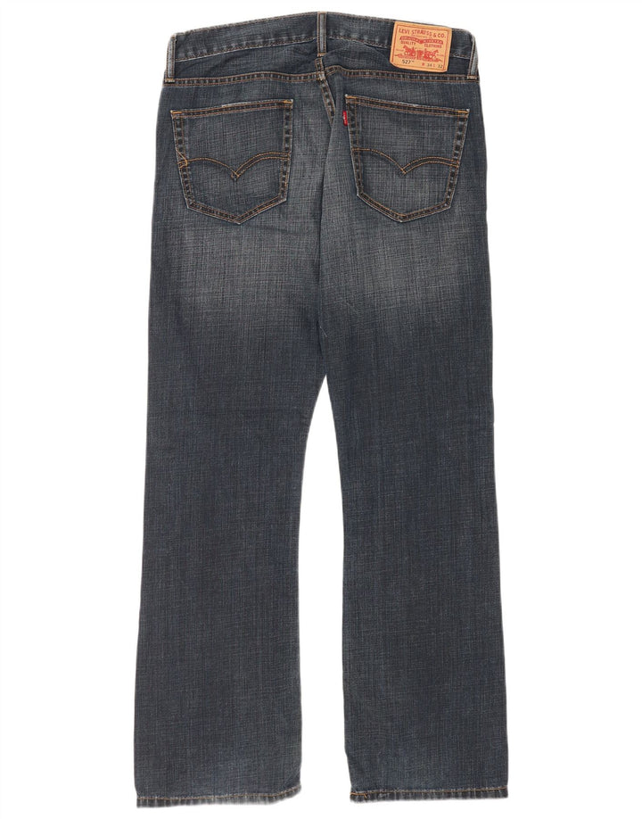 Blugi pentru bărbați Levi's 527 Bootcut W34 L32 Bumbac bleumarin