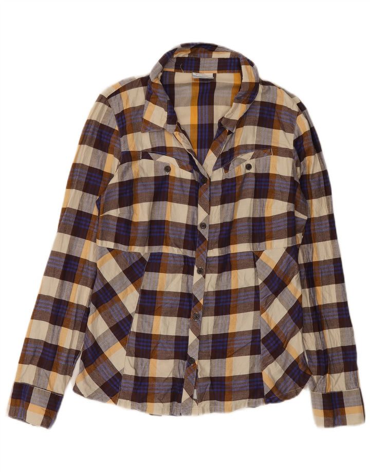 Cămașă de flanel pentru femei Columbia UK 10, bumbac cu carouri multicolore mici