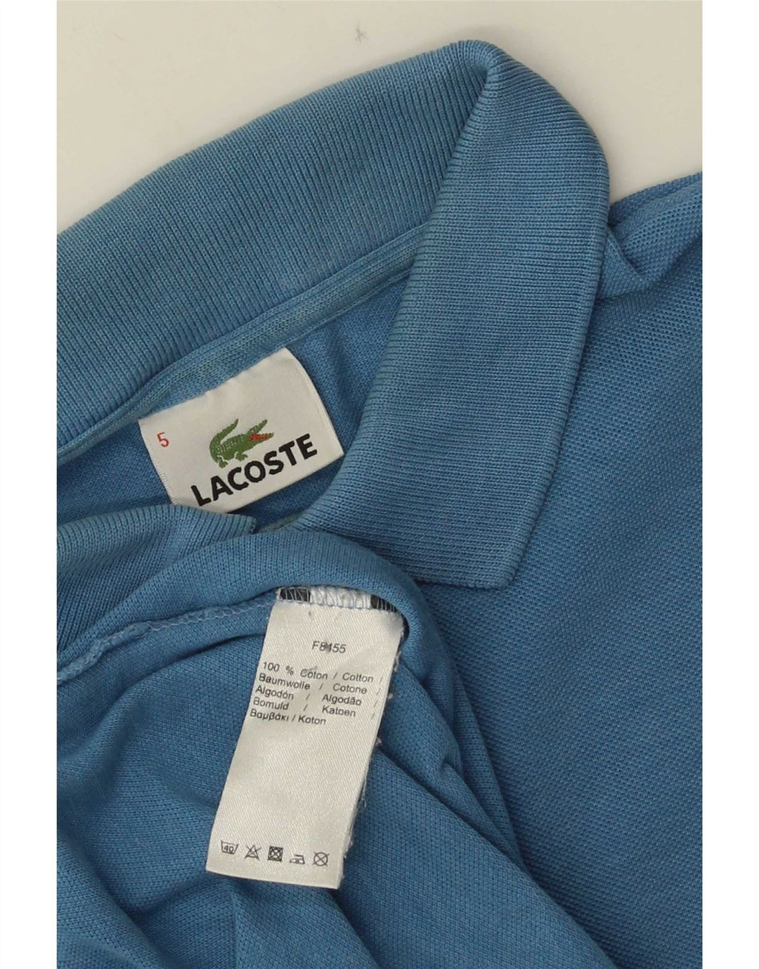 Tricou polo Lacoste pentru bărbați mărimea 5 mare, albastru, bumbac