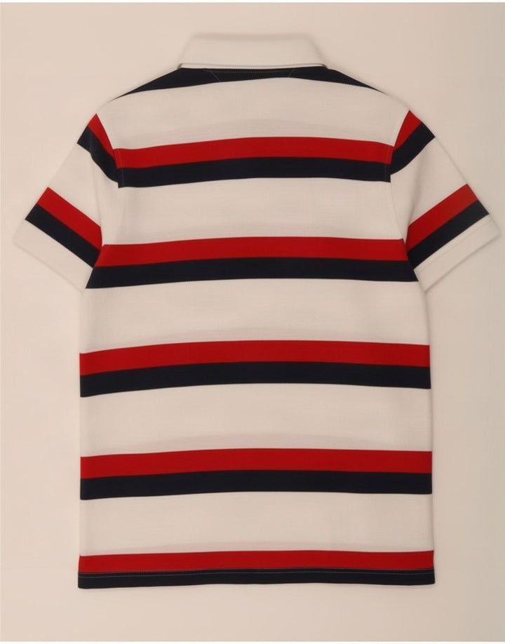 Tricou polo Tommy Hilfiger pentru bărbați cu dungi albe mici