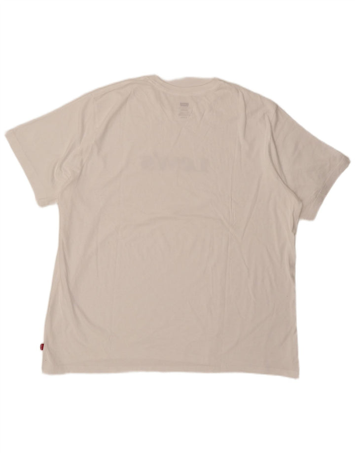 Tricou grafic pentru bărbați Levi's Relaxed Fit Top XL Alb
