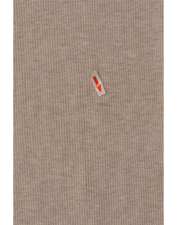 Fusta dreaptă Trafaluc pentru femei Zara Mic W26 Gri poliester color bloc