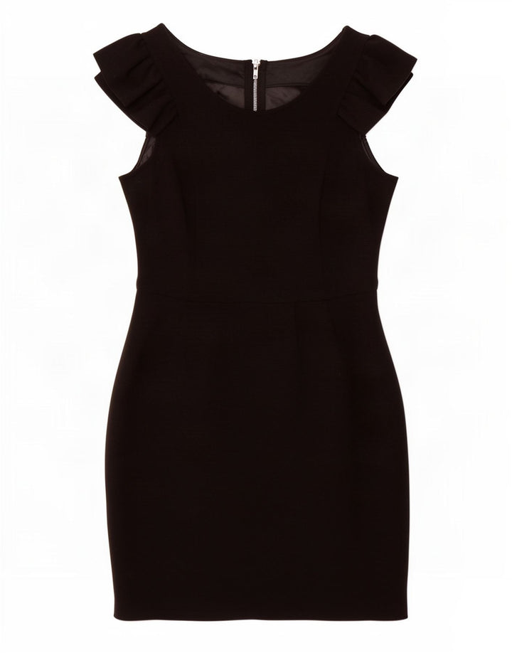 Rochie teacă fără mâneci pentru femei Warehouse UK 12 Poliester mediu negru