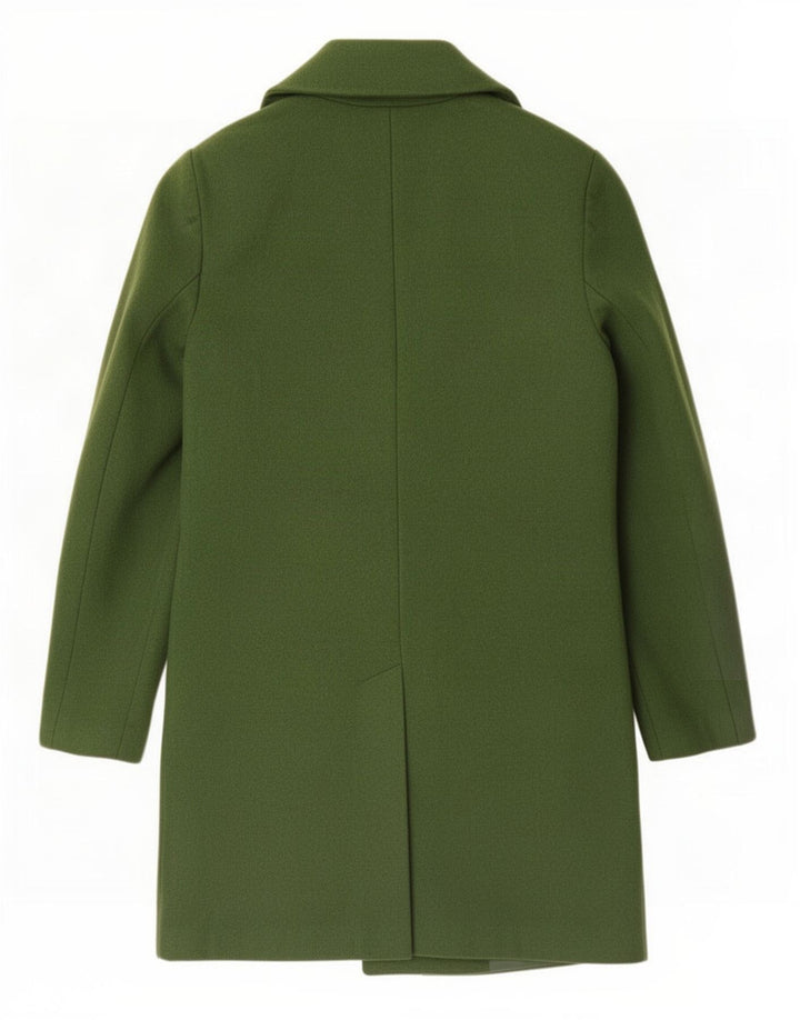 Palton dublu pentru femei Zara UK 10 Mic Verde