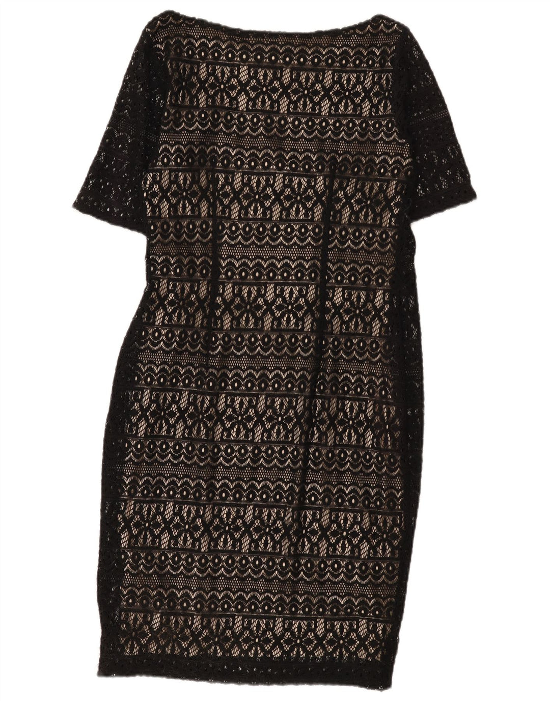 Rochie pentru femei Marks & Spencer din dantela UK 12 Medium Black Floral
