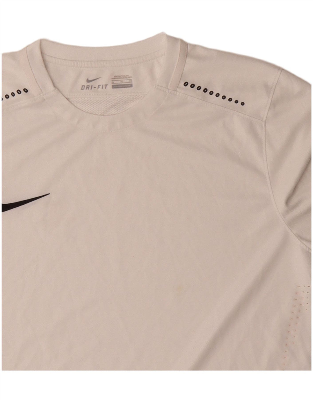 Tricou pentru bărbați NIKE Dri Fit Top XL, alb, poliester color bloc