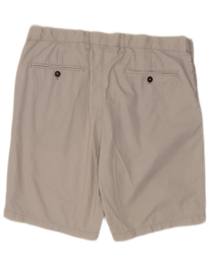 Pantaloni scurți chino pentru bărbați Marks & Spencer W36, bumbac gri mare