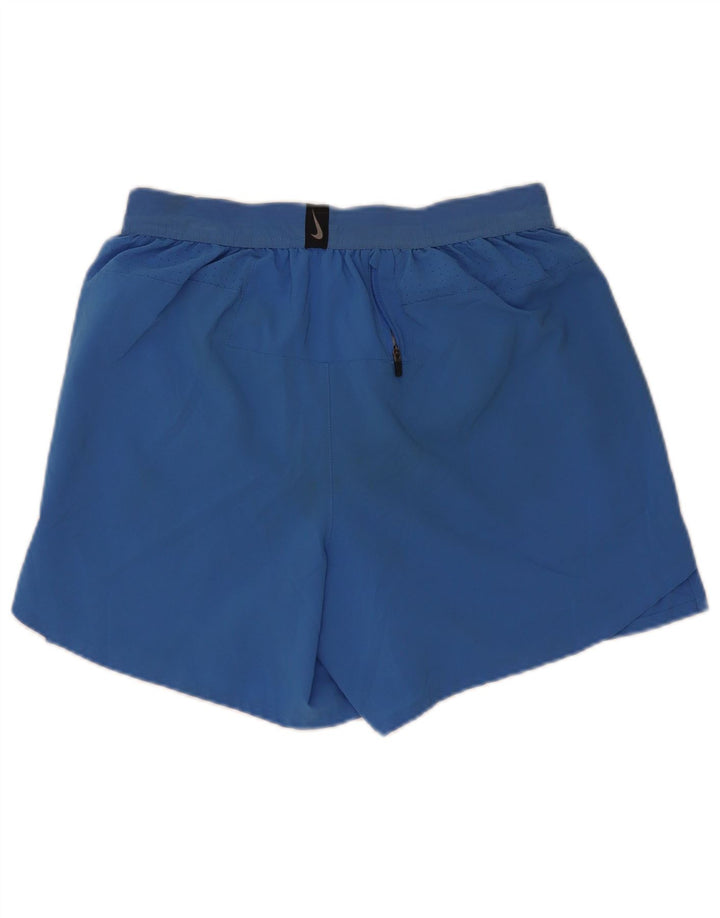 Pantaloni scurți sport Nike Dri Fit pentru bărbați, poliester albastru mediu