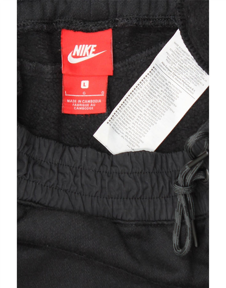 Pantaloni de trening Nike pentru bărbați, mari, negru, bumbac