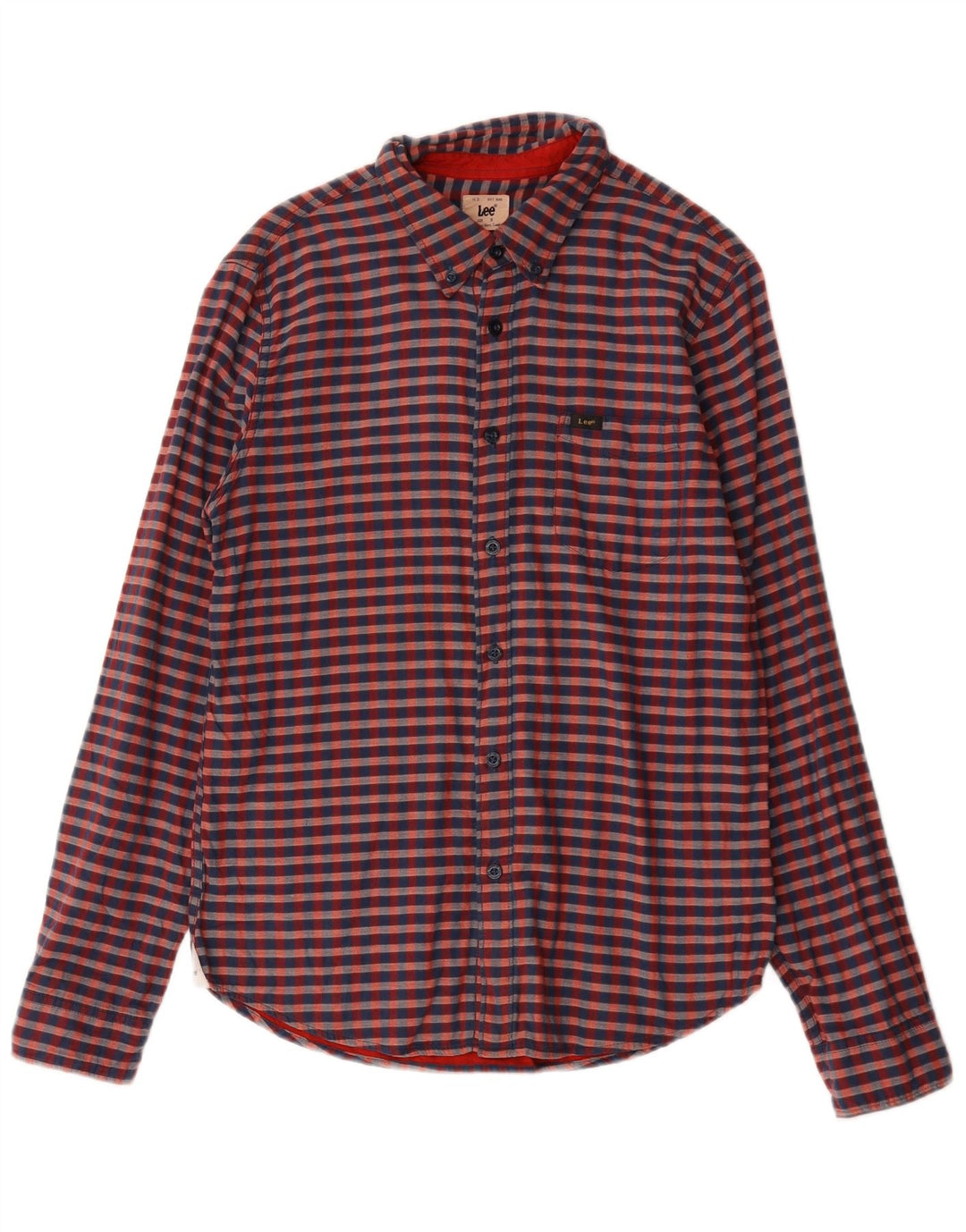 Cămașă pentru bărbați Lee, bumbac, roșu Gingham
