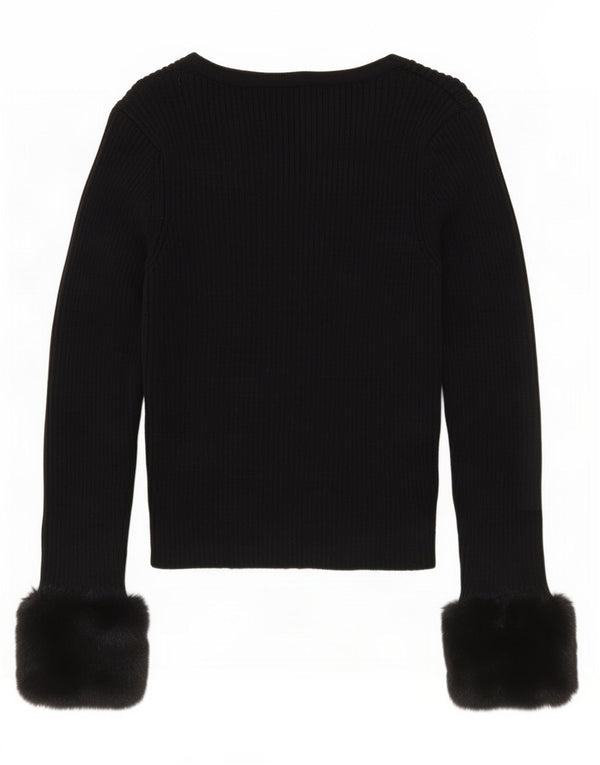 Pulover cardigan pentru femei Zara UK 12 Medium Negru