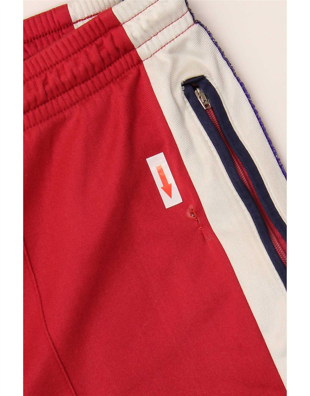 Pantaloni de trening Asics pentru bărbați cu grafic IT 52, roșu mare, poliamidă color bloc